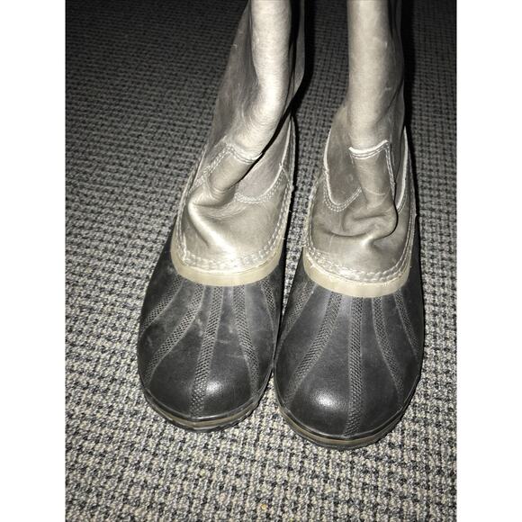 Sorel Womens Size 10 Slimpack Riding Tall II Boot - Black / Kettle - Picture 4 of 16